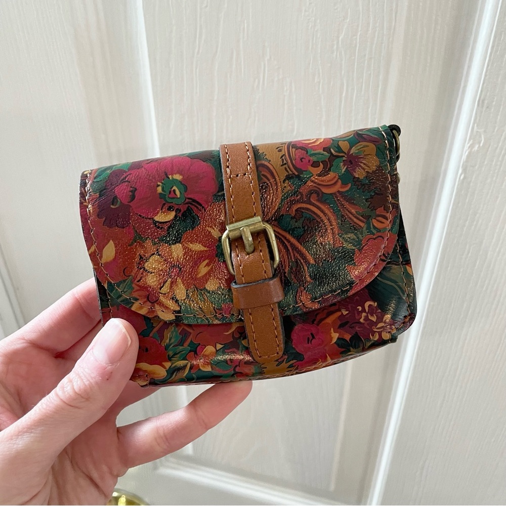 Patricia Nash coin pouch with keychain